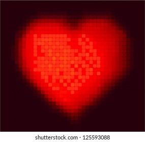 mosaic heart,