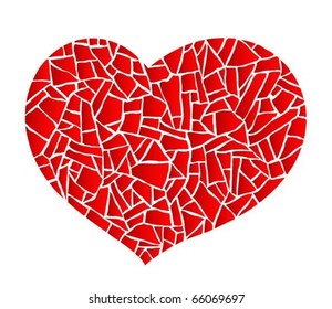 mosaic heart