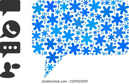Das Mosaik Tipp Cloud Icon ist für Winter, Neujahr, Weihnachten organisiert. Das Mosaik der Hinter-Cloud-Ikone wird aus hellblauen Schneeflocken gebaut. Es werden einige ähnliche Symbole hinzugefügt.