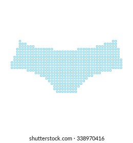 A Mosaic Icon Isolated on a White Background - Womens Briefs