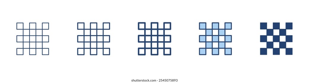 Icono de mosaico Conjunto de símbolos colección