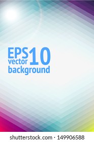 Mosaic illuminated on the corner background. Vector illustration background.