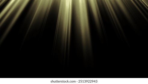 Mosaic image of light source from hexagons. Honeycomb structure. Vector illustration.