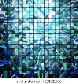 Mosaic and light background. EPS 10 vector file included