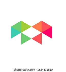 mosaic logo design vector template