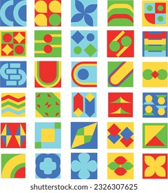 Mosaic Memphis Set Element Collection