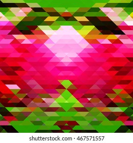 Mosaic multicolor geometric shapes.