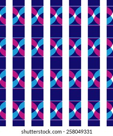 Mosaic ornament seamless pattern, vector background.