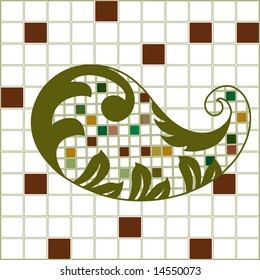 mosaic paisley (all individual squares)