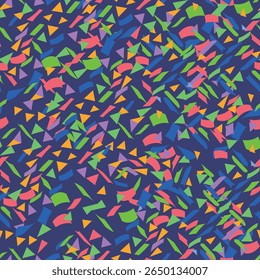 Mosaic pattern. abstract background with colorful little particles. vector seamless background