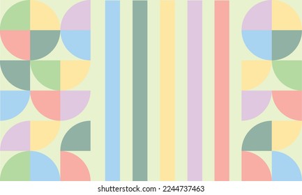 Mosaikmuster-Hintergrund mit minimalistischer Farbe