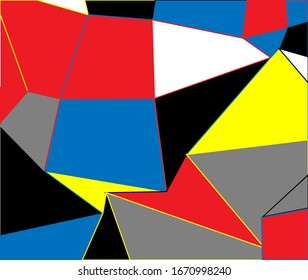 Patrón mosaico para el diseño de pancartas. Forma geométrica abstracta. Plantilla vectorial. Fondo abstracto gráfico. Tapa de presentación. Textura de mosaico. Color de fondo geométrico moderno.