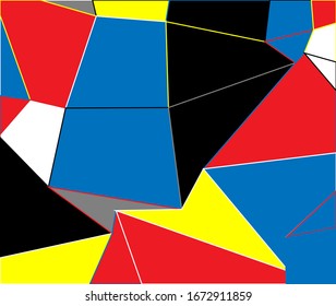 Patrón mosaico para el diseño de pancartas. Forma geométrica abstracta. Plantilla vectorial. Fondo abstracto gráfico.  Tapa de presentación. Textura de mosaico. Color de fondo geométrico moderno.