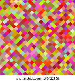 Mosaic pattern of different colors