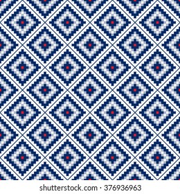 Mosaic pattern. Ethnic background made of geometric shapes