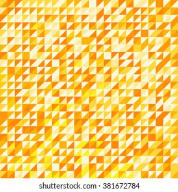 Mosaic pattern illustration
Illustration of orange background with triangles
