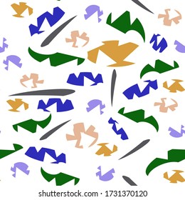mosaic  pattern. modern design. abstract shapes. for fabric design, design of children's things, wrapping paper. vector eps 10