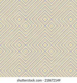 Mosaic pattern in pastel colors, textured seamless vector illustration