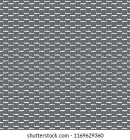 A mosaic pattern with small distorted squares and some dots. Decorative background in gray blue and white. Vector illustration.