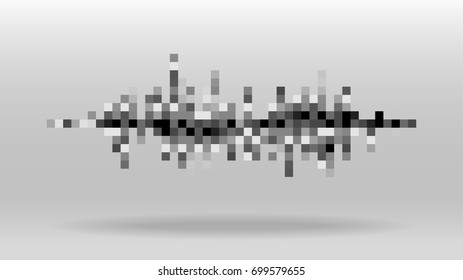 Mosaic pattern soundwave vector