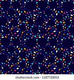 Mosaic pattern. Terrazzo. Geometric shapes. Doodle elements. Abstract sketch background. Doodle fragments pattern. Terrazzo texture. Floor. Fashion. Textile. Fabric design.