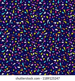 Mosaic pattern. Terrazzo. Geometric shapes. Doodle elements. Abstract sketch background. Doodle fragments pattern. Terrazzo texture. Floor. Fashion. Textile. Fabric design.