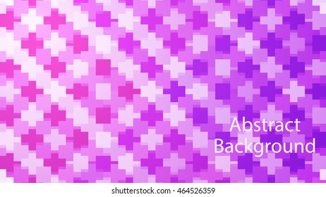 mosaic pixel purple and pink color background abstract art vector