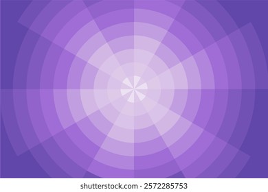 Mosaic purple circle background. Gradient torch light pattern background.	