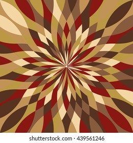 Mosaic radial multicolor