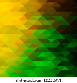 Mosaic of rectangular pieces of different shades.