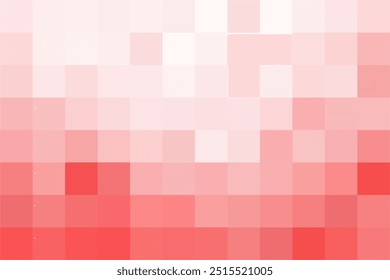 Mosaic red pixel background. Geometric abstract tile background. 