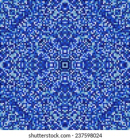Mosaic - reflect design - blue