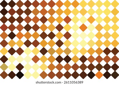 Mosaic Rhombus Abstract in Gold colors Background