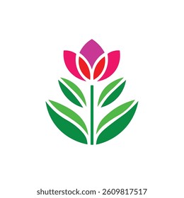 Mosaic Roses Logo Design Vector images