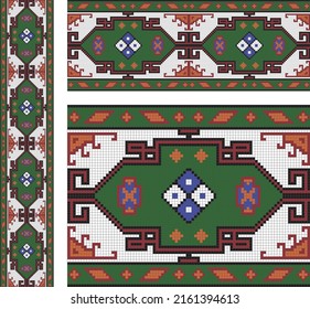 Mosaic samples used on the exteriors of Istanbul buildings. You can use it vertically or horizontally. You can make strips of unlimited length.  The background is transparent