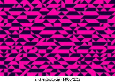 Mosaic seamless background, vector chaotic abstract geometric tiling background, interior design element or wallpaper, wrapping paper or web design.