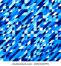 Mosaic seamless background, vector chaotic abstract geometric tiling background, interior design element or wallpaper, wrapping paper or web design.