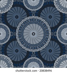 Mosaic seamless pattern