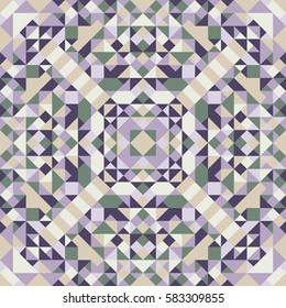 Mosaic seamless pattern.  Abstract geometric background.
