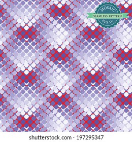 mosaic seamless pattern & background 