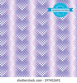 mosaic seamless pattern & background