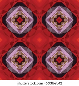 Mosaic seamless pattern based on polygons. Kaleidoscope. Geometrical abstract ornament.