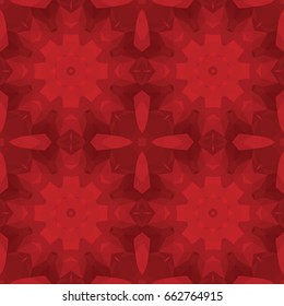 Mosaic seamless pattern based on polygons. Kaleidoscope. Geometrical abstract ornament.
