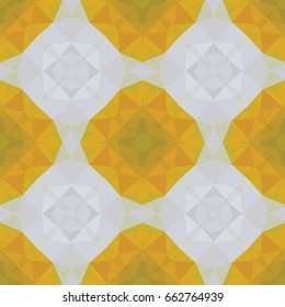 Mosaic seamless pattern based on polygons. Kaleidoscope. Geometrical abstract ornament.