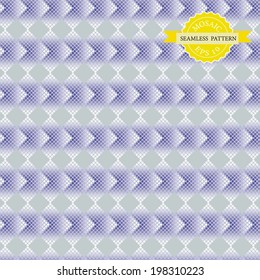 mosaic seamless pattern &black ground