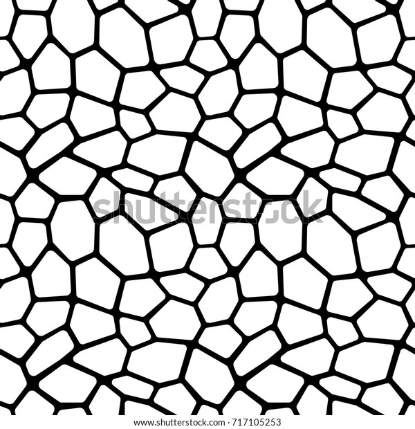 Mosaic Seamless Pattern Broken Glass Black Stock Vector (Royalty Free ...