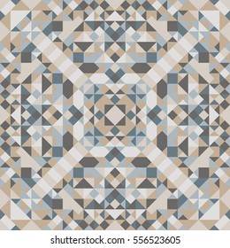 Mosaic seamless pattern. Colorful vector illustration. Abstract geometric background
