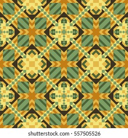 Mosaic seamless pattern. Colorful vector illustration. Abstract geometric background

