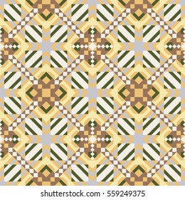 Mosaic seamless pattern. Colorful vector illustration. Abstract geometric background
