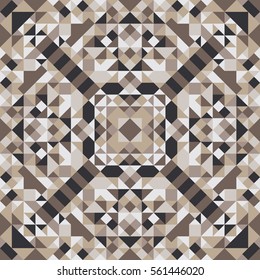 Mosaic seamless pattern. Colorful vector illustration. Abstract geometric background
